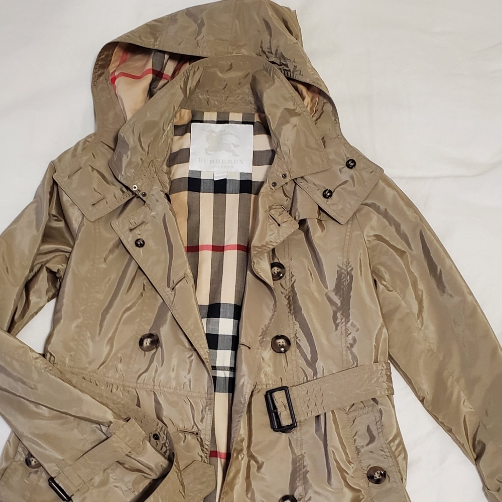 Burberry kids trench coat 12Y